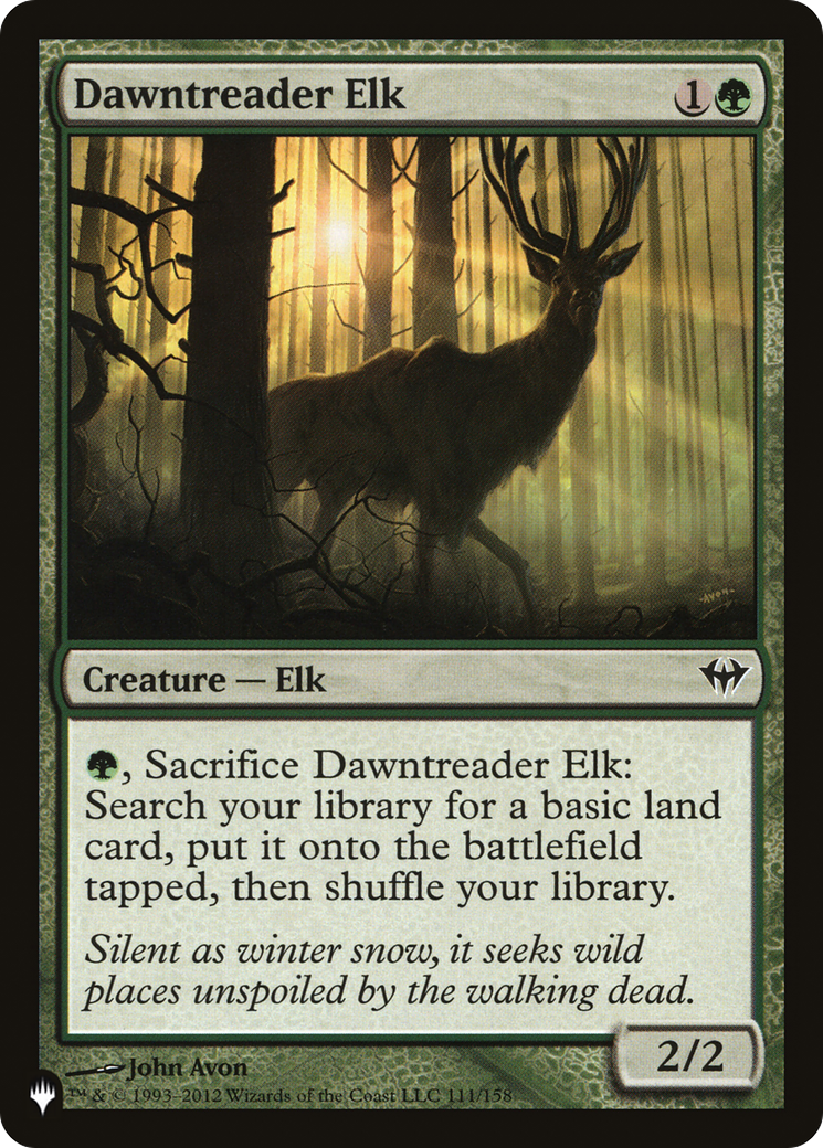 Dawntreader Elk [The List Reprints] | Galactic Gamez