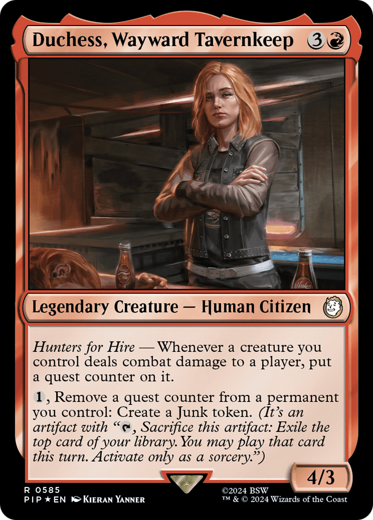 Duchess, Wayward Tavernkeep (Surge Foil) [Fallout] | Galactic Gamez