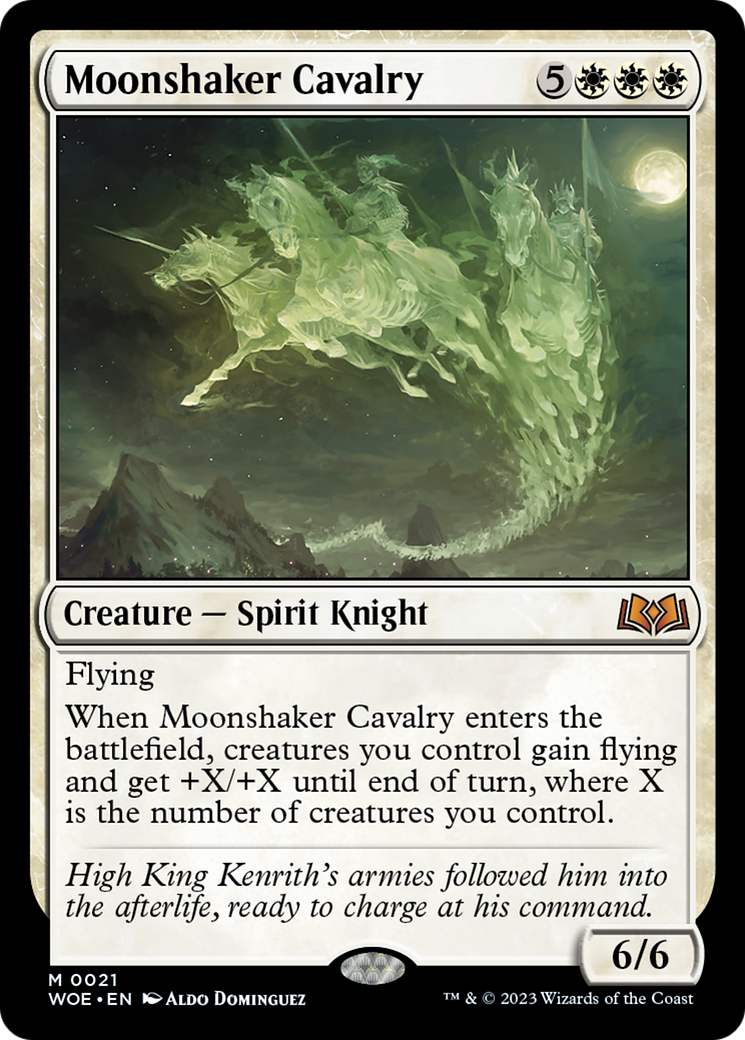 Moonshaker Cavalry [Wilds of Eldraine] | Galactic Gamez