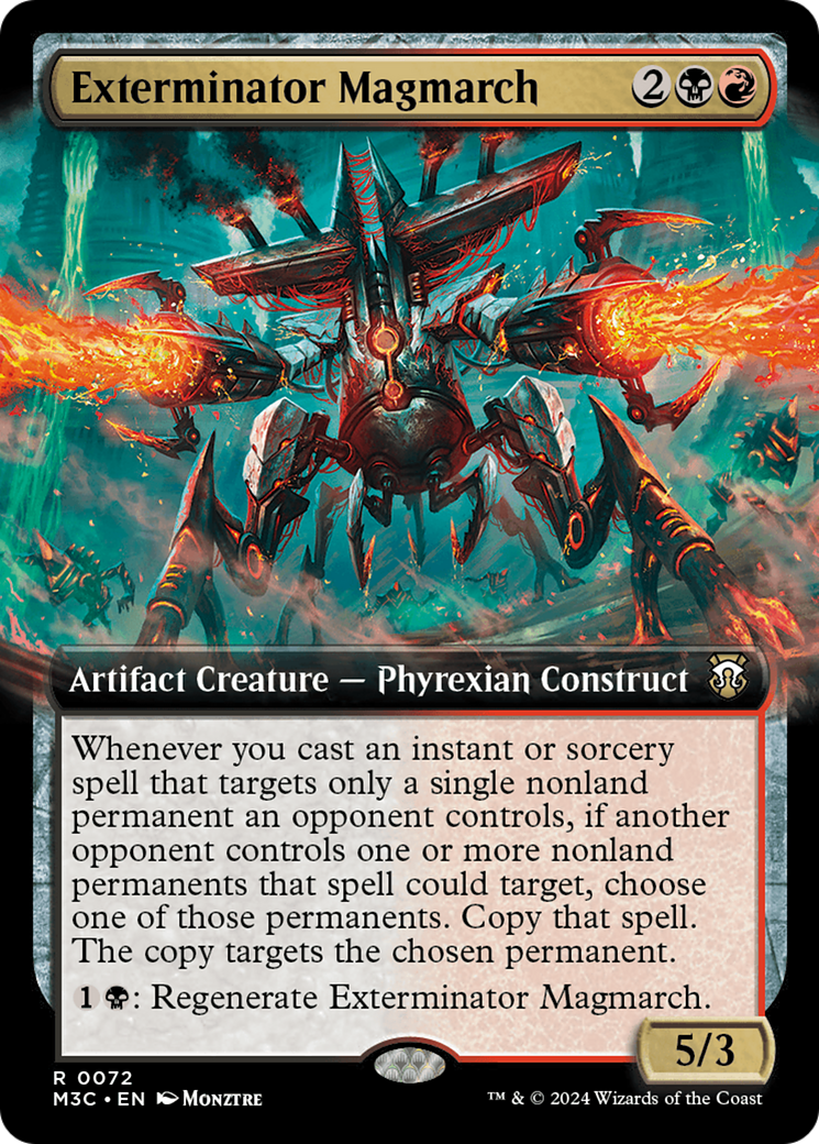 Exterminator Magmarch (Extended Art) [Modern Horizons 3 Commander] | Galactic Gamez