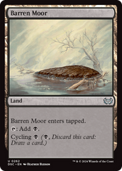 Barren Moor [Duskmourn: House of Horror Commander] | Galactic Gamez