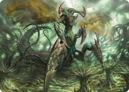 Zopandrel, Hunger Dominus Art Card [Phyrexia: All Will Be One Art Series] | Galactic Gamez