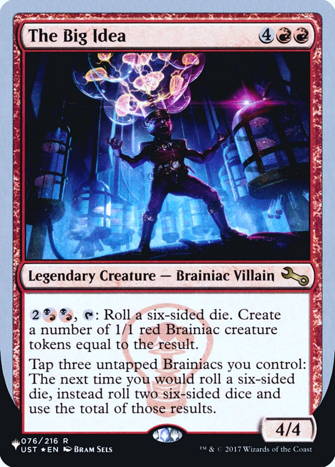 The Big Idea (Unfinity Foil Edition) [The List] | Galactic Gamez