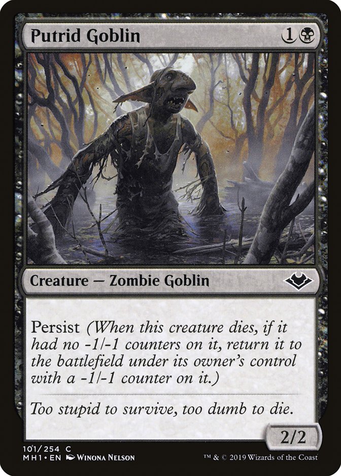 Putrid Goblin [Modern Horizons] | Galactic Gamez