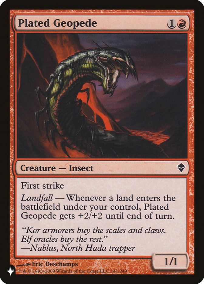 Plated Geopede [The List] | Galactic Gamez