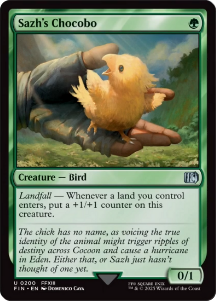 Sazh's Chocobo [FINAL FANTASY] | Galactic Gamez