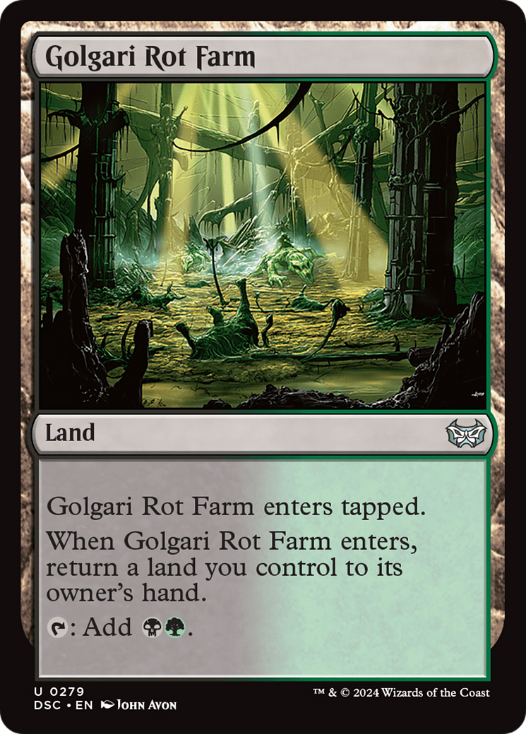 Golgari Rot Farm [Duskmourn: House of Horror Commander] | Galactic Gamez