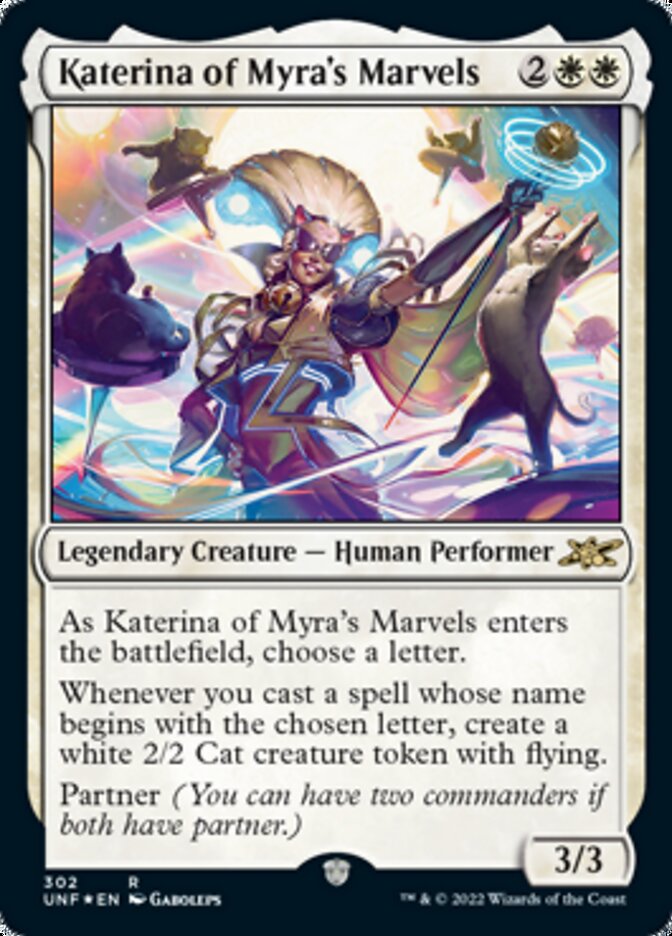 Katerina of Myra's Marvels (Galaxy Foil) [Unfinity] | Galactic Gamez