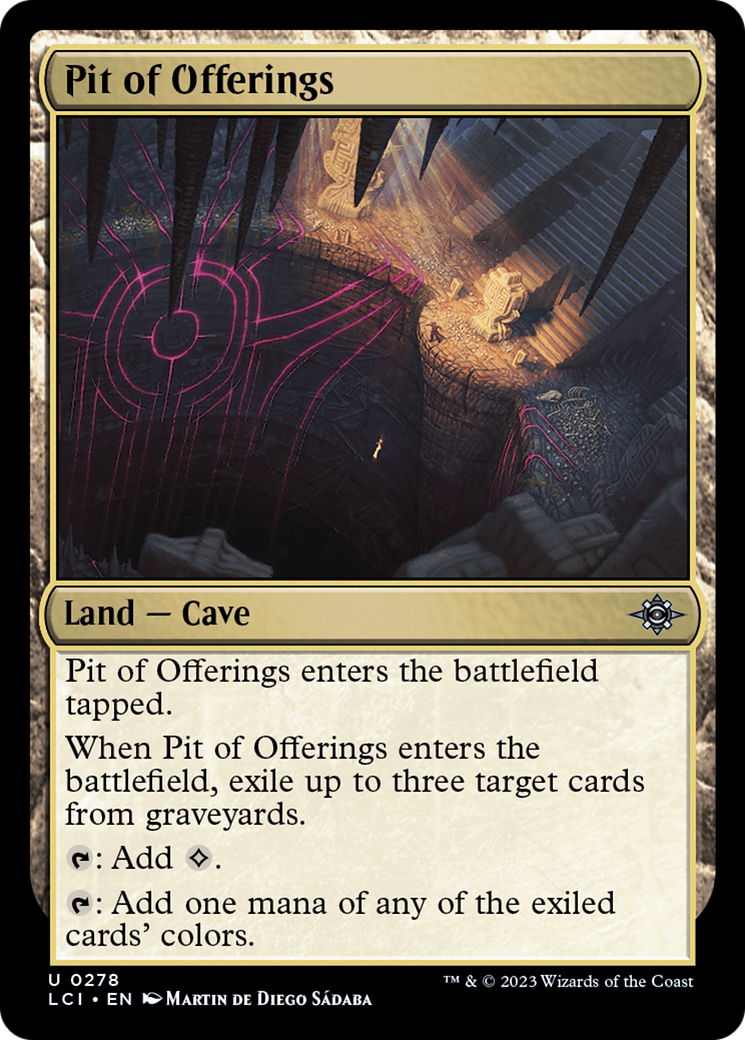 Pit of Offerings [The Lost Caverns of Ixalan] | Galactic Gamez