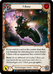 T-Bone (Blue) [EVR075] (Everfest)  1st Edition Rainbow Foil | Galactic Gamez