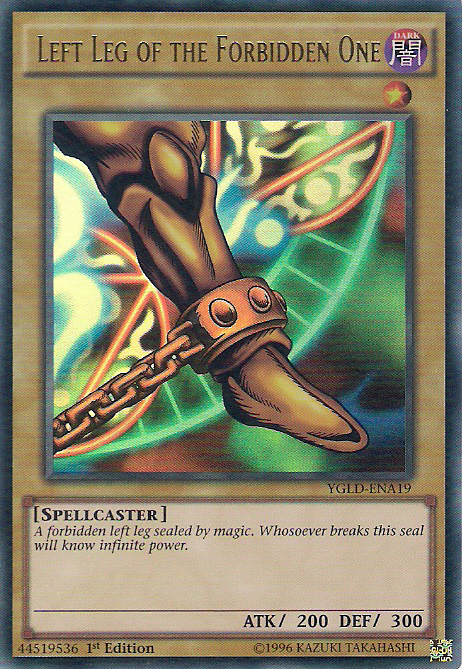 Left Leg of the Forbidden One [YGLD-ENA19] Ultra Rare | Galactic Gamez