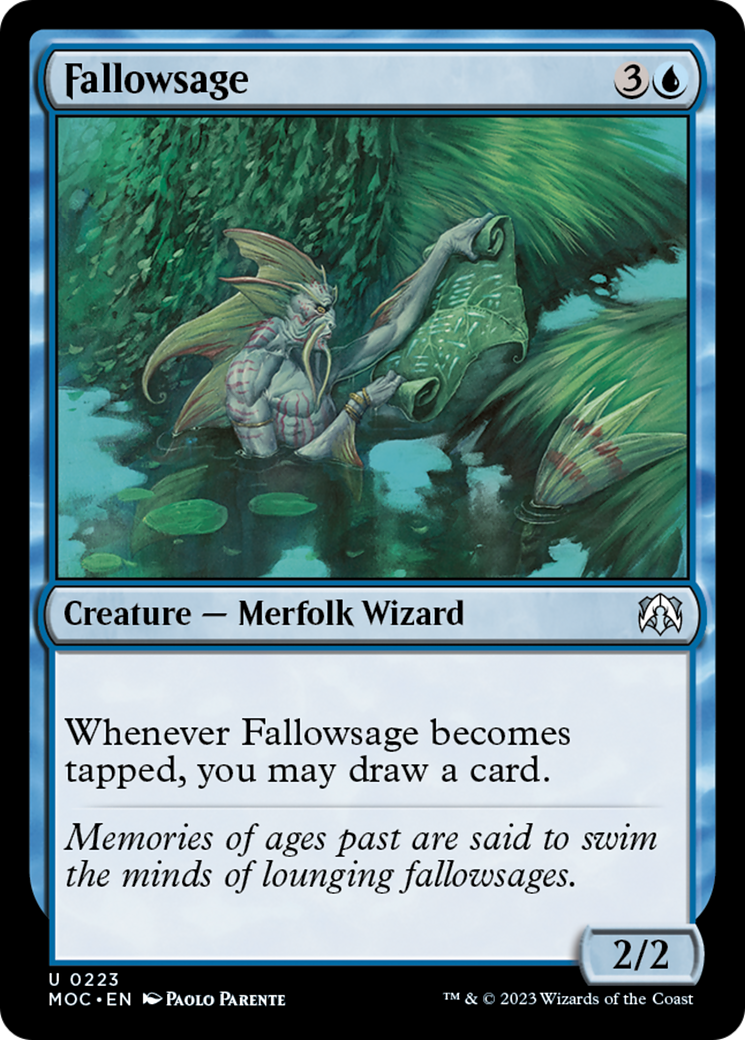 Fallowsage [March of the Machine Commander] | Galactic Gamez