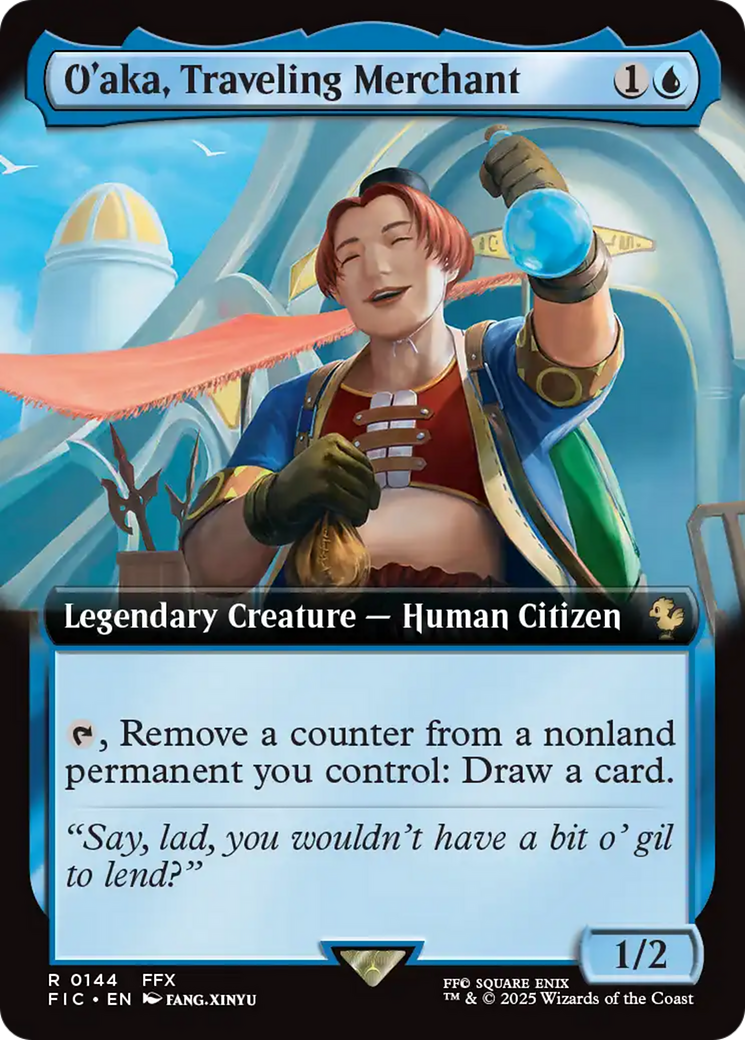 O'aka, Traveling Merchant (Extended Art) [FINAL FANTASY Commander] | Galactic Gamez
