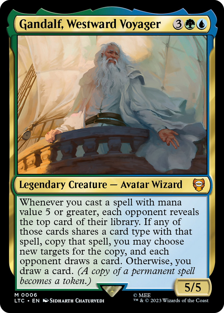 Gandalf, Westward Voyager [The Lord of the Rings: Tales of Middle-Earth Commander] | Galactic Gamez