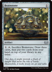 Brainstone [Duskmourn: House of Horror Commander] | Galactic Gamez