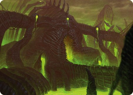 The Dross Pits Art Card [Phyrexia: All Will Be One Art Series] | Galactic Gamez