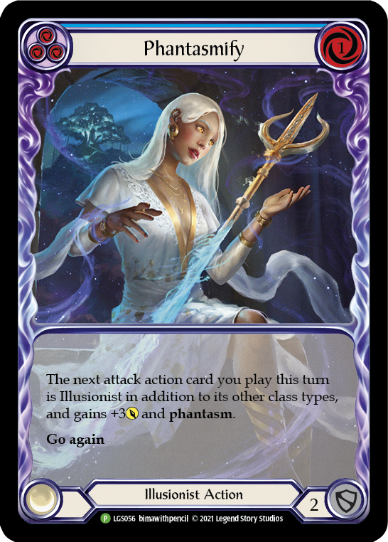 Phantasmify (Blue) [LGS056] (Promo)  Rainbow Foil | Galactic Gamez