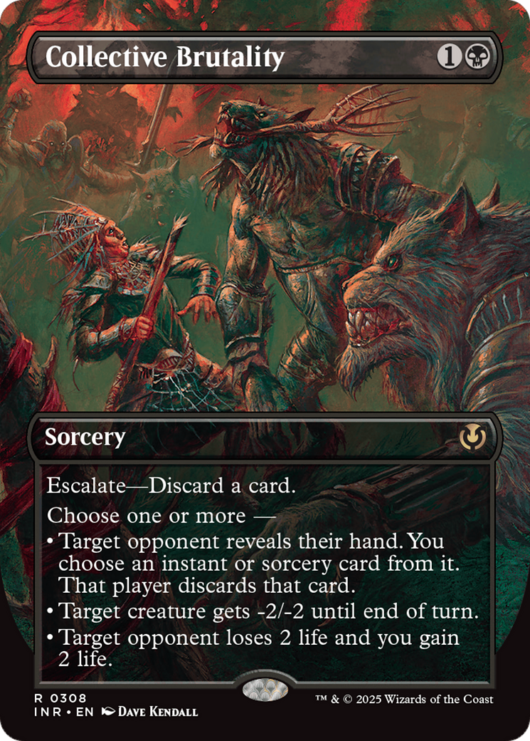 Collective Brutality (Borderless) [Innistrad Remastered] | Galactic Gamez