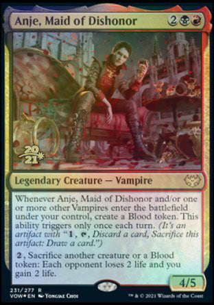 Anje, Maid of Dishonor [Innistrad: Crimson Vow Prerelease Promos] | Galactic Gamez