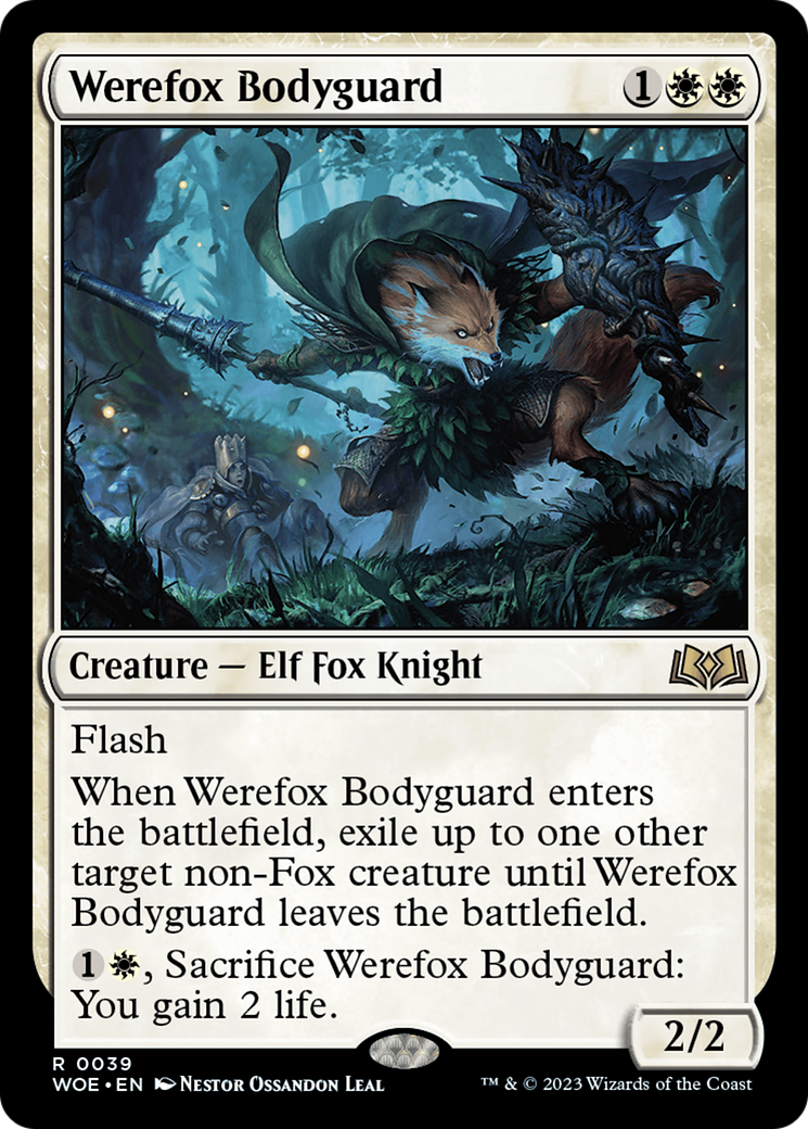 Werefox Bodyguard [Wilds of Eldraine] | Galactic Gamez