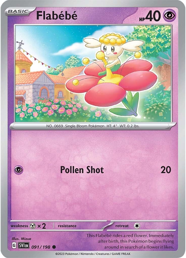 Flabebe (091/198) [Scarlet & Violet: Base Set] | Galactic Gamez