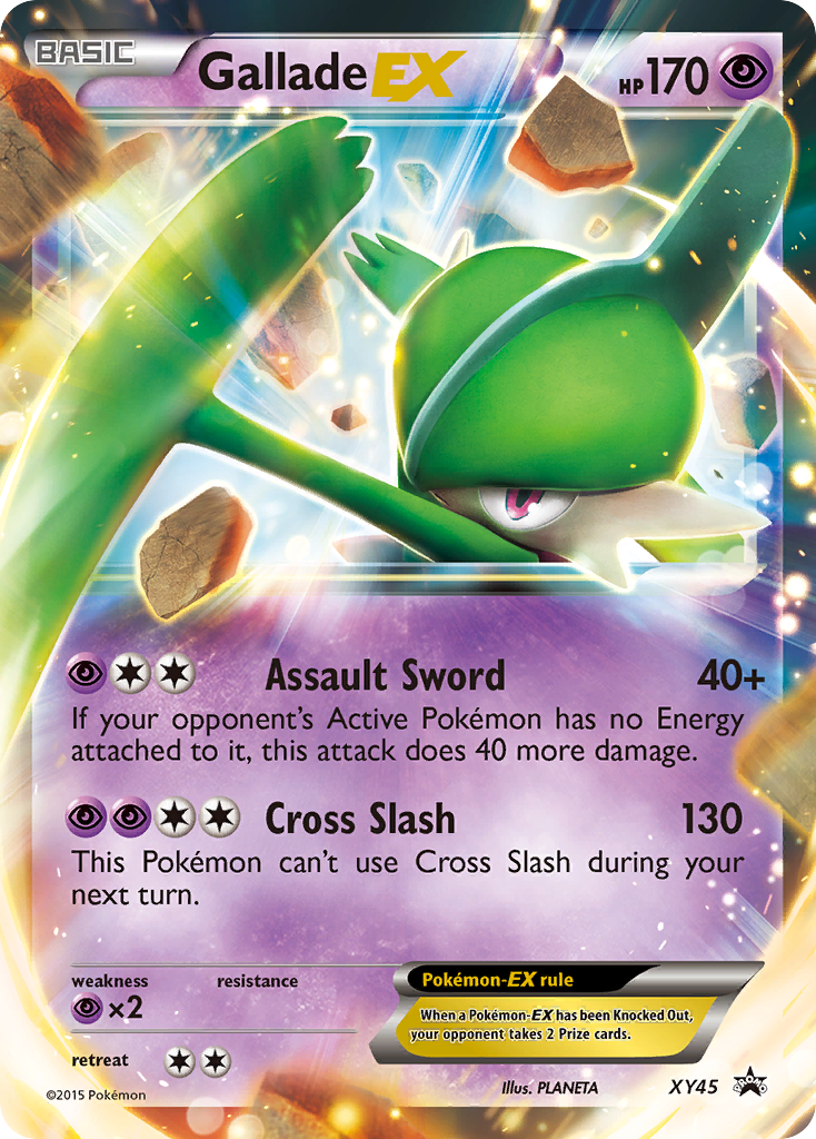 Gallade EX (XY45) [XY: Black Star Promos] | Galactic Gamez