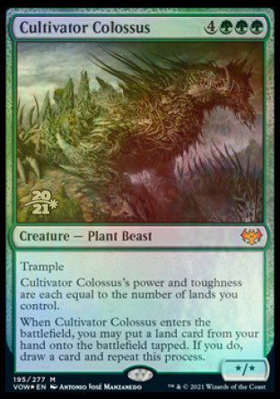 Cultivator Colossus [Innistrad: Crimson Vow Prerelease Promos] | Galactic Gamez