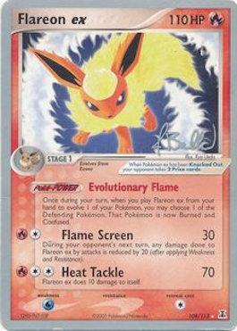 Flareon ex (108/113) (Eeveelutions - Jimmy Ballard) [World Championships 2006] | Galactic Gamez