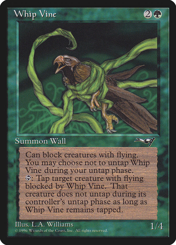 Whip Vine (Holding Bird) [Alliances] | Galactic Gamez