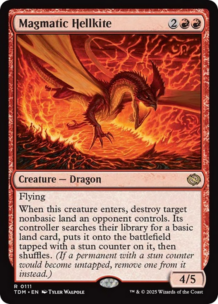 Magmatic Hellkite [Tarkir: Dragonstorm] | Galactic Gamez
