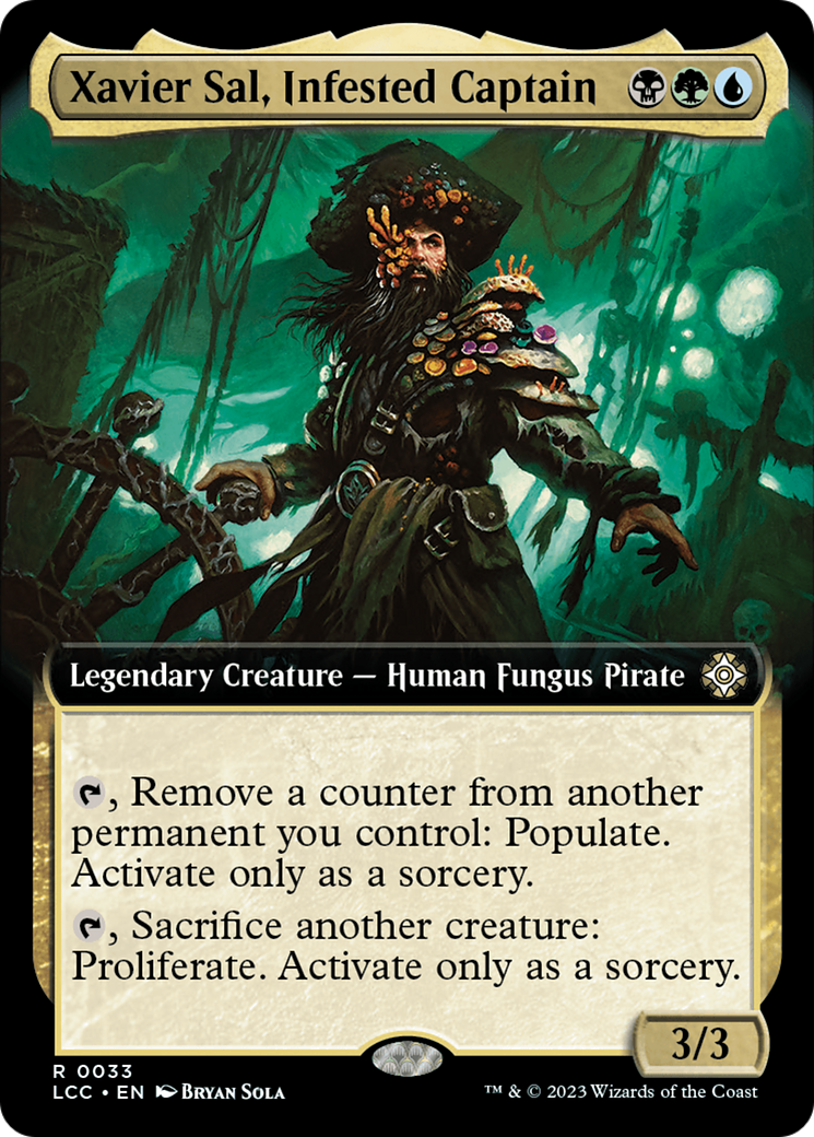 Xavier Sal, Infested Captain (Extended Art) [The Lost Caverns of Ixalan Commander] | Galactic Gamez