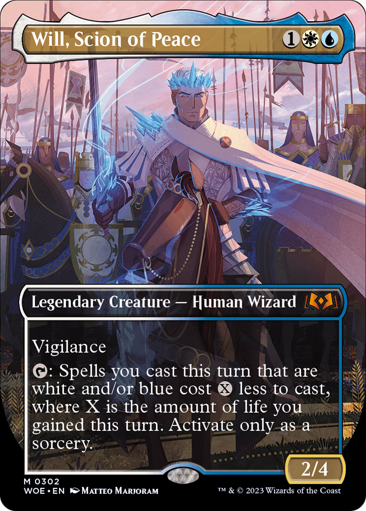 Will, Scion of Peace (Borderless Alternate Art) [Wilds of Eldraine] | Galactic Gamez