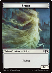 Angel // Spirit Double-Sided Token [Tarkir: Dragonstorm Commander Tokens] | Galactic Gamez