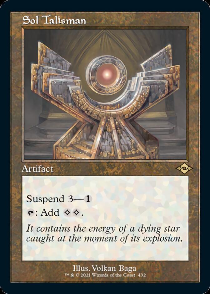 Sol Talisman (Retro Foil Etched) [Modern Horizons 2] | Galactic Gamez