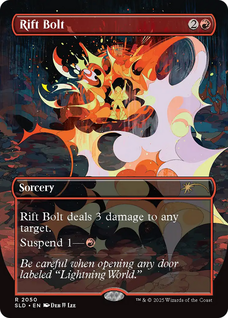Rift Bolt (2050) (Rainbow Foil) [Secret Lair Drop Series] | Galactic Gamez