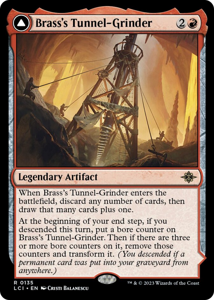 Brass's Tunnel-Grinder // Tecutlan, The Searing Rift [The Lost Caverns of Ixalan] | Galactic Gamez