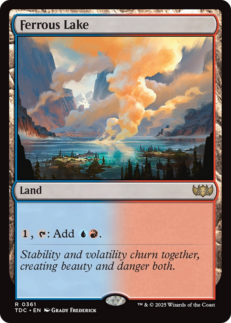 Ferrous Lake [Tarkir: Dragonstorm Commander] | Galactic Gamez