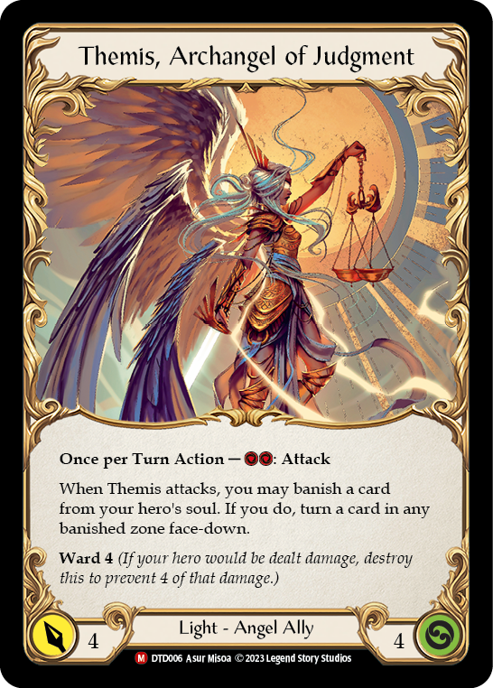 Figment of Judgment // Themis, Archangel of Judgment [DTD006] (Dusk Till Dawn) | Galactic Gamez