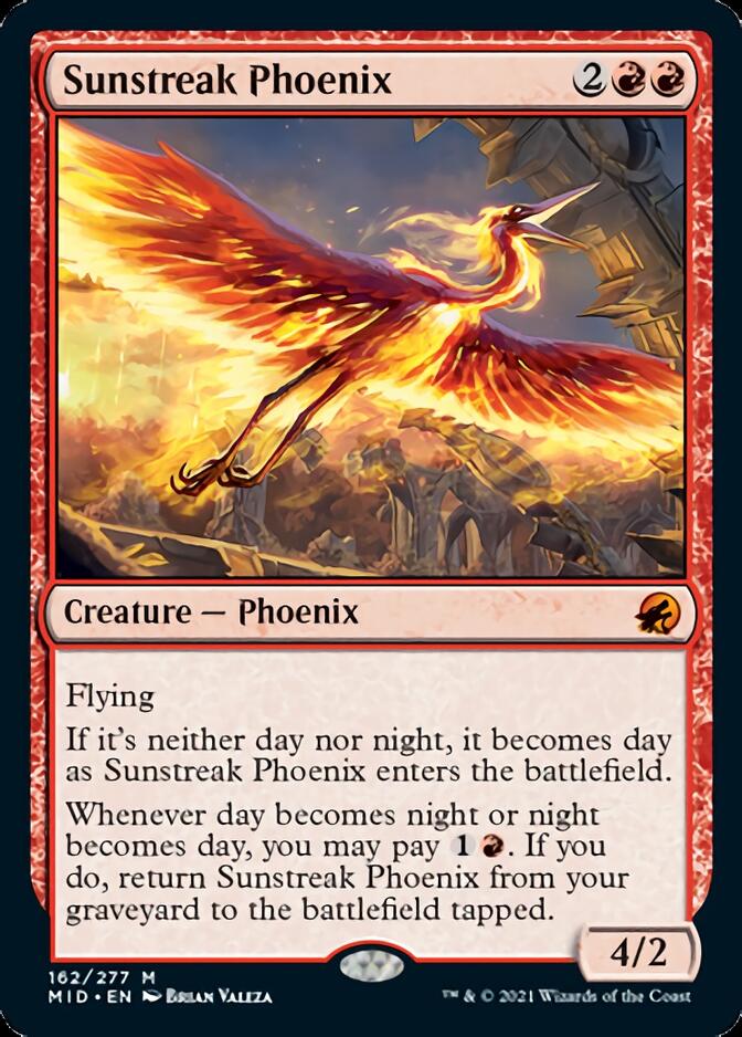 Sunstreak Phoenix [Innistrad: Midnight Hunt] | Galactic Gamez