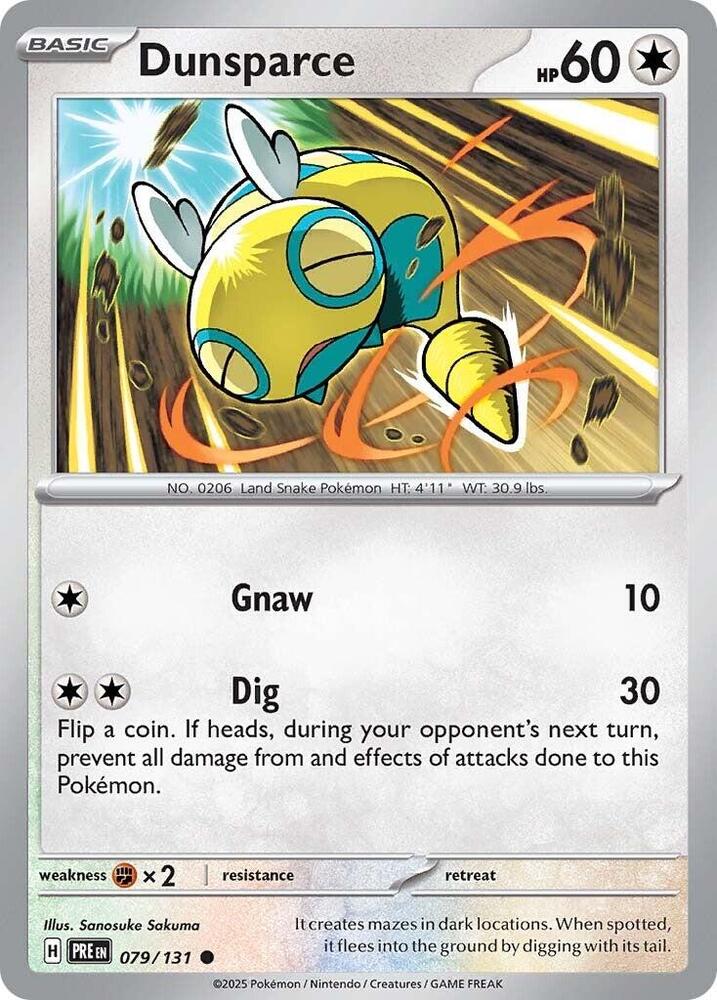 Dunsparce (079/131) [Scarlet & Violet: Prismatic Evolutions] | Galactic Gamez