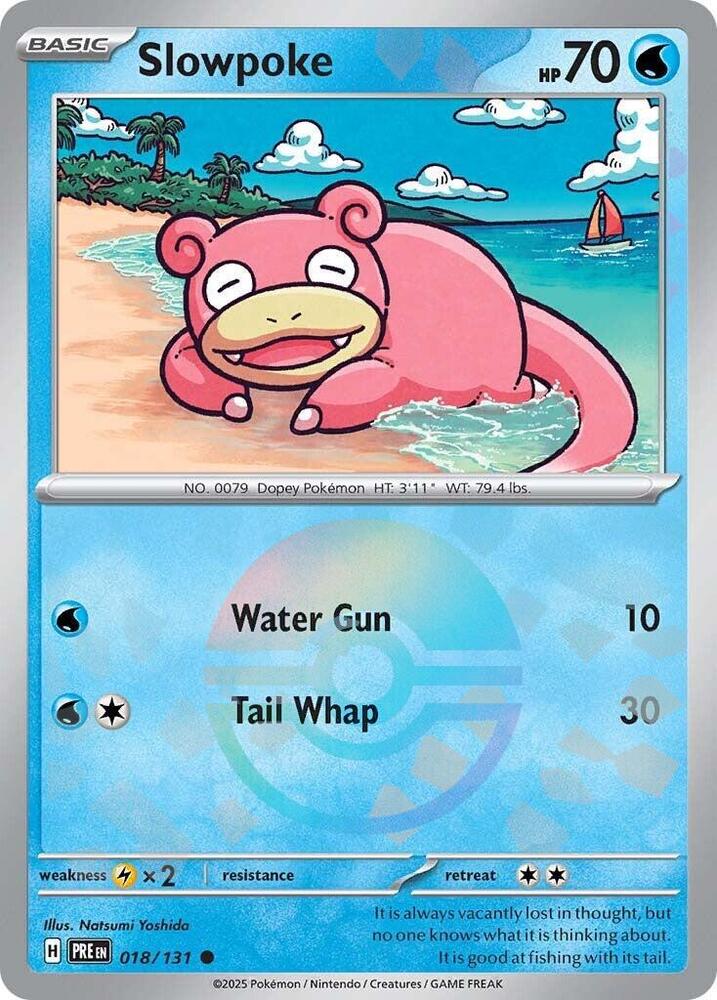 Slowpoke (018/131) (Poke Ball Pattern) [Scarlet & Violet: Prismatic Evolutions] | Galactic Gamez