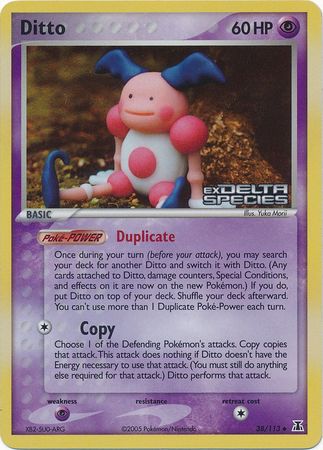 Ditto (38/113) (Stamped) [EX: Delta Species] | Galactic Gamez