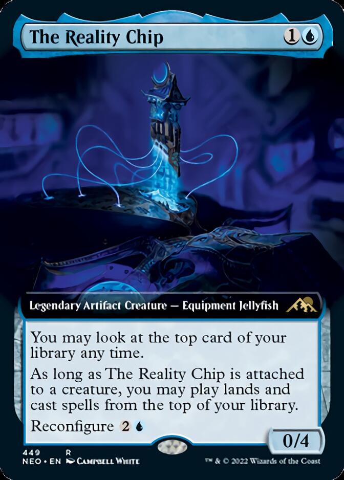 The Reality Chip (Extended Art) [Kamigawa: Neon Dynasty] | Galactic Gamez