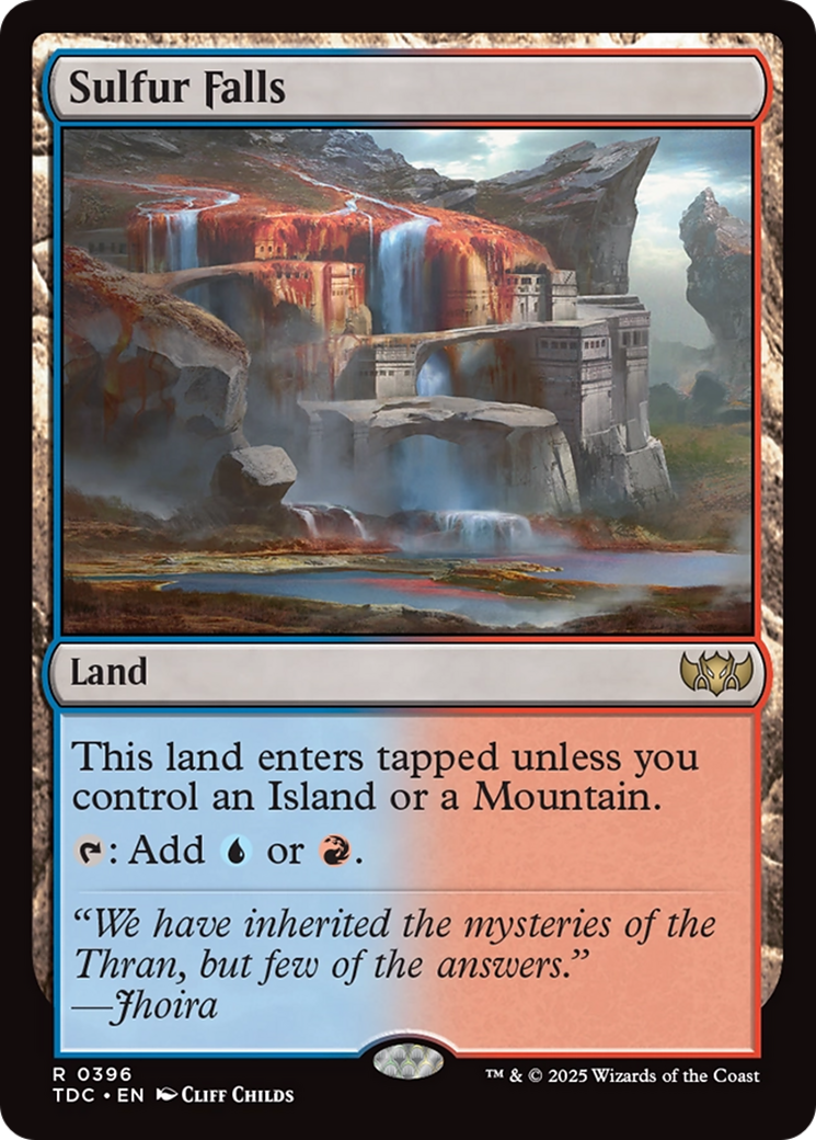 Sulfur Falls [Tarkir: Dragonstorm Commander] | Galactic Gamez