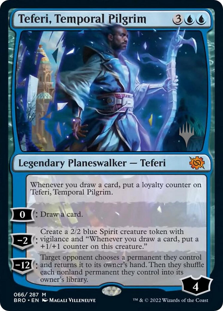 Teferi, Temporal Pilgrim (Promo Pack) [The Brothers' War Promos] | Galactic Gamez