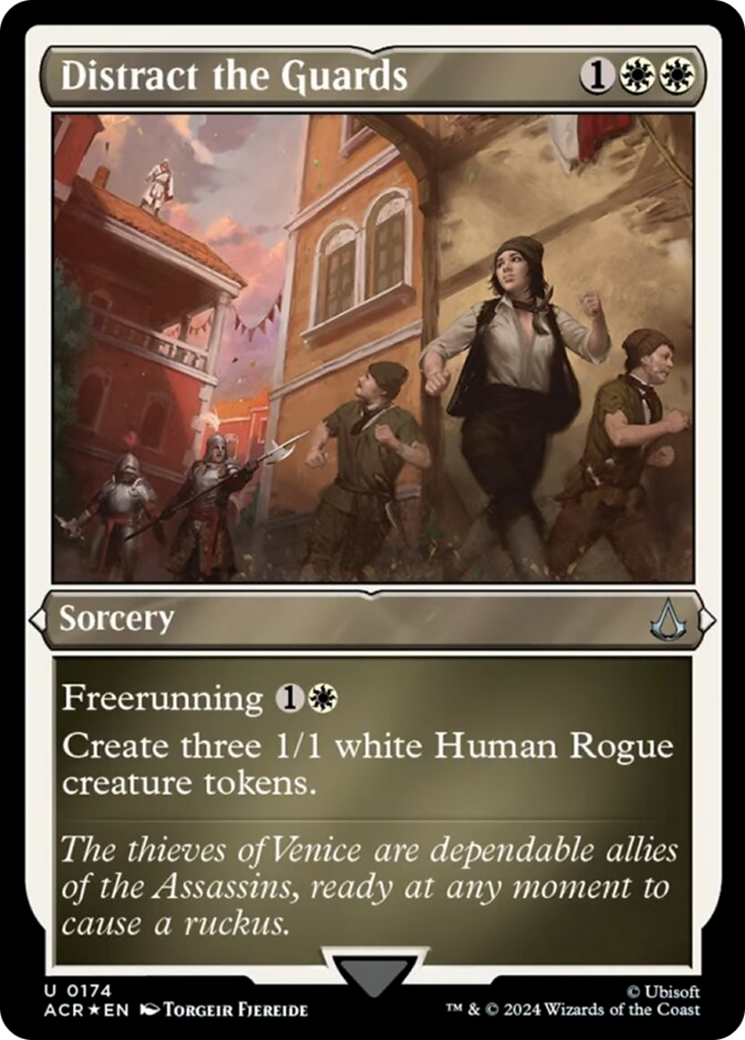 Distract the Guards (Foil Etched) [Assassin's Creed] | Galactic Gamez