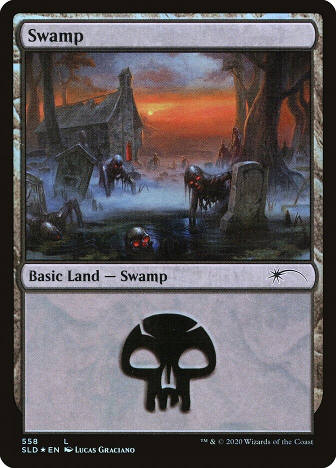 Swamp (Reanimated) (558) [Secret Lair Drop Promos] | Galactic Gamez