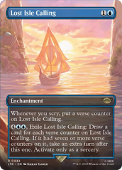 Lost Isle Calling (Borderless Alternate Art) [The Lord of the Rings: Tales of Middle-Earth] | Galactic Gamez