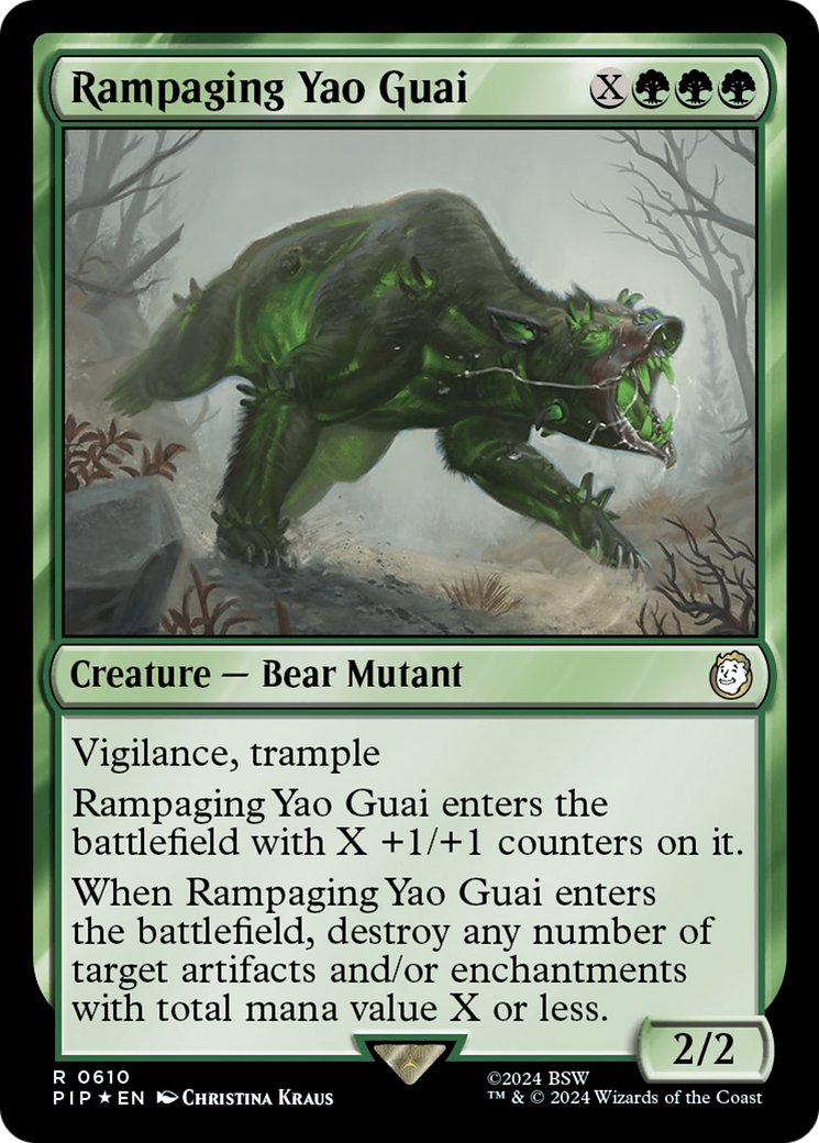 Rampaging Yao Guai (Surge Foil) [Fallout] | Galactic Gamez