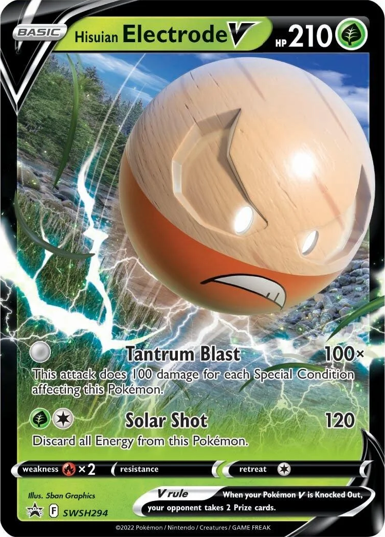 Hisuian Electrode V (SWSH294) [Sword & Shield: Black Star Promos] | Galactic Gamez